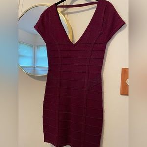 NWT Burgundy Shimmer Dress